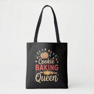 Bolso De Tela Reina de la panadería de galletas de Navidad