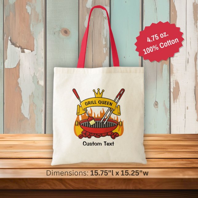 Bolso De Tela Reina de la parrilla (Subido por el creador)