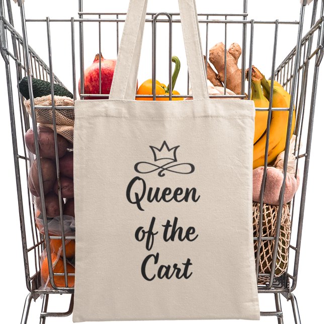 Bolso De Tela Reina de la tienda moderna de autos (Shop now and reign supreme as the "Queen of the Cart"!)