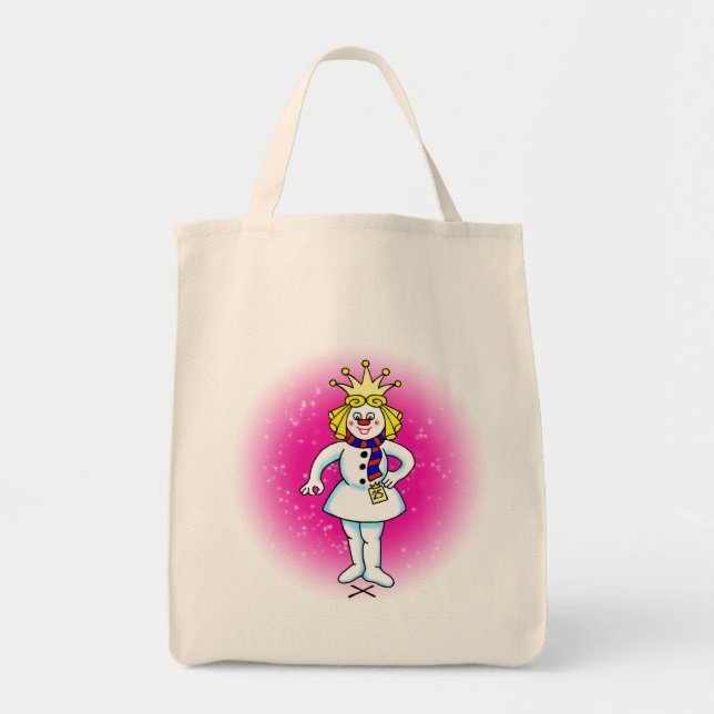 Bolso De Tela Reina de las Nieves (Frente)