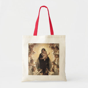 Bolso De Tela Reina de los Ángeles Regina Angelorum de Bouguerea