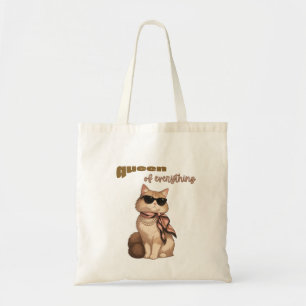 Bolso De Tela Reina De Todo Gatos Glamurosos Gafas De Sol
