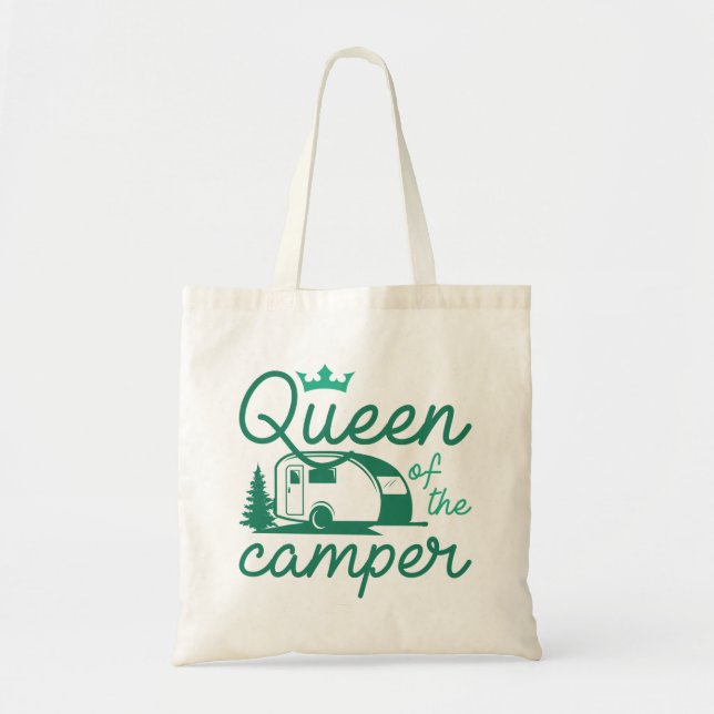 Bolso De Tela Reina Del Camper (Frente)