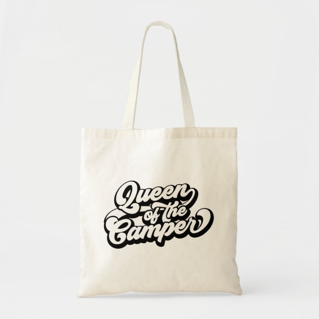 Bolso De Tela Reina Del Camper (Frente)