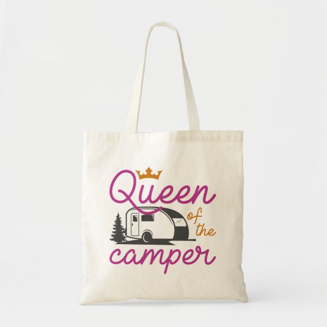 Bolso De Tela Reina Del Camper (Frente)