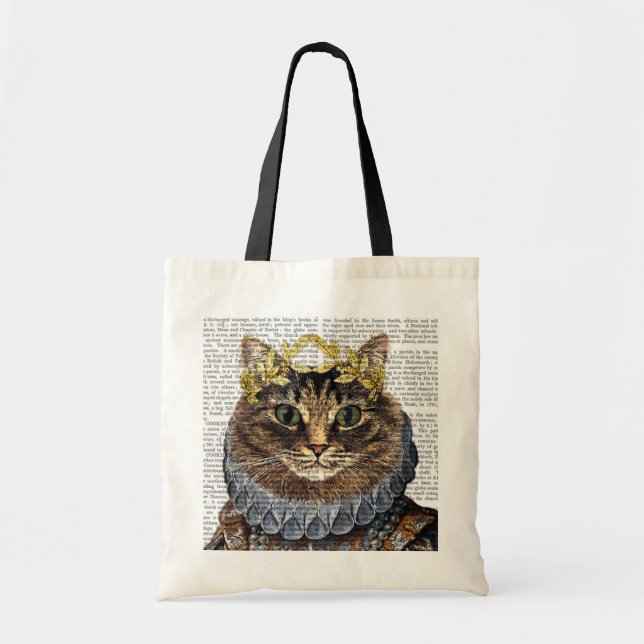Bolso De Tela Reina del gato (Frente)