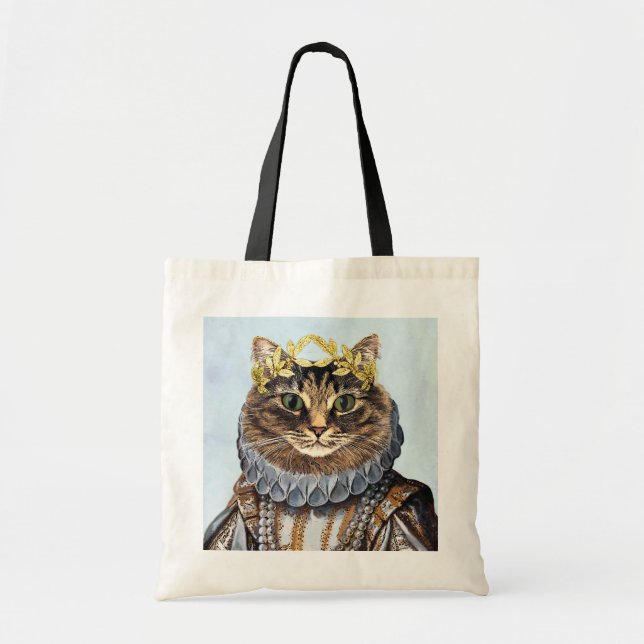 Bolso De Tela Reina del gato 2 (Frente)