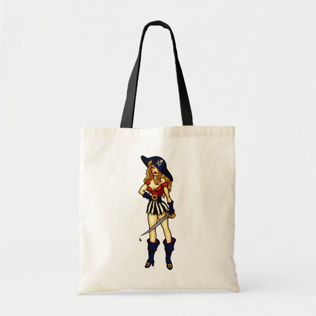 Bolso De Tela Reina del pirata (Frente)