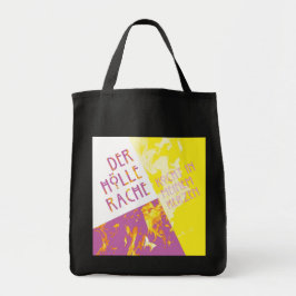 Bolso De Tela Reina del tote angular de la llama de la noche