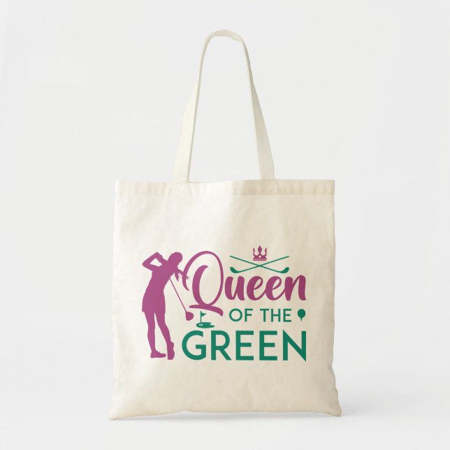 Bolso De Tela Reina Del Verde (Frente)