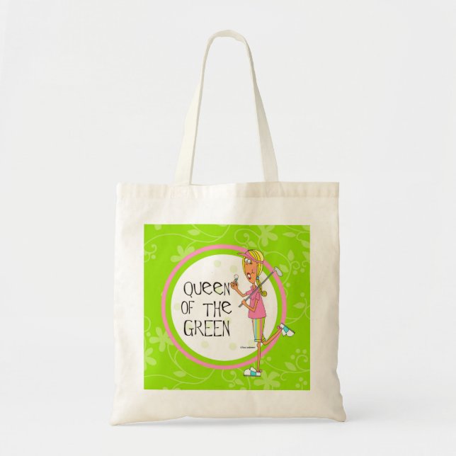 Bolso De Tela Reina del verde (Frente)