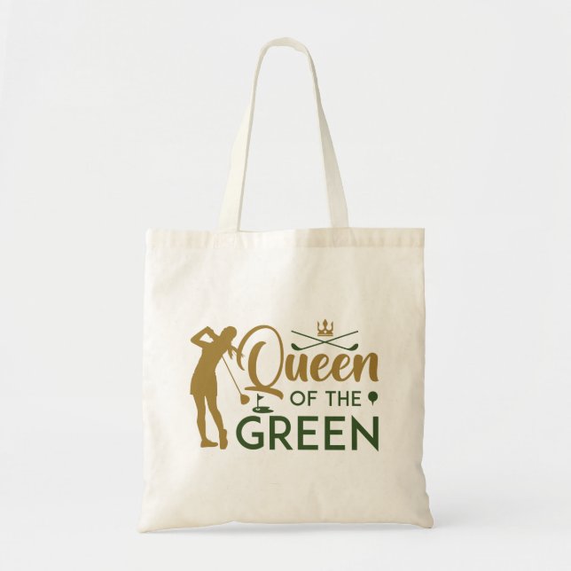 Bolso De Tela Reina Del Verde (Frente)