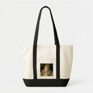 Bolso De Tela Reina Elizabeth I (retrato de la longitud del