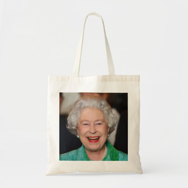 Bolso De Tela Reina Isabel II (Frente)