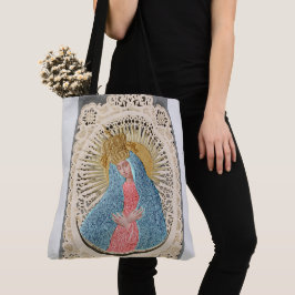 Bolso De Tela Reina Madonna del cielo en la encaje