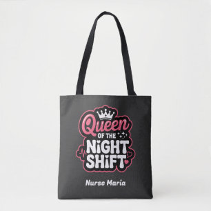 Bolso De Tela Reina personalizada del turno de noche Corona de e