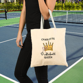 Bolso De Tela Reina Retro de Pickleball Rosa 