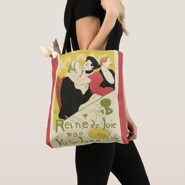 Bolso De Tela Reine de Joie (Reina del Placer) Toulouse Lautrec (Detalle)