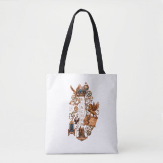 Bolso De Tela Reino" Emblema Real Épico Gráfico –Majestuoso