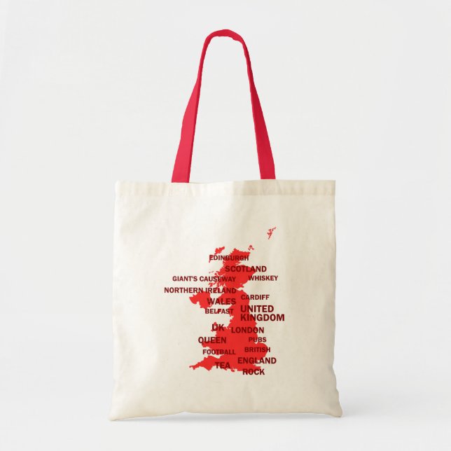 Bolso De Tela Reino Unido (Frente)