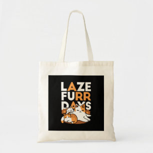 Bolso De Tela Relajando el arte del gato - 'Días de furor perezo