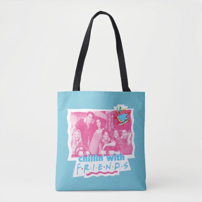 Bolso De Tela Relajándose con FRIENDS™ (Anverso)