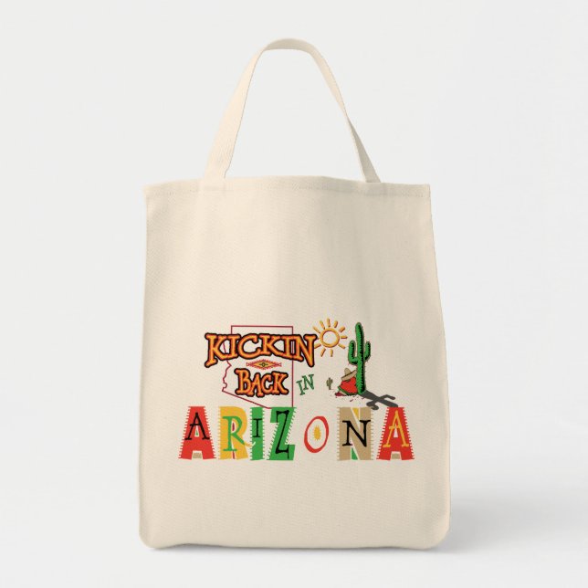 Bolso De Tela Relajarse en Arizona (Frente)