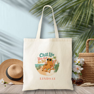 Bolso De Tela Relájate Como Si No Tuvieras Ninguna Cuenta — Gorr
