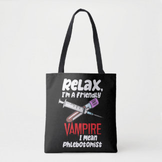 Bolso De Tela Relájate, soy un vampiro amigable, me refiero a un