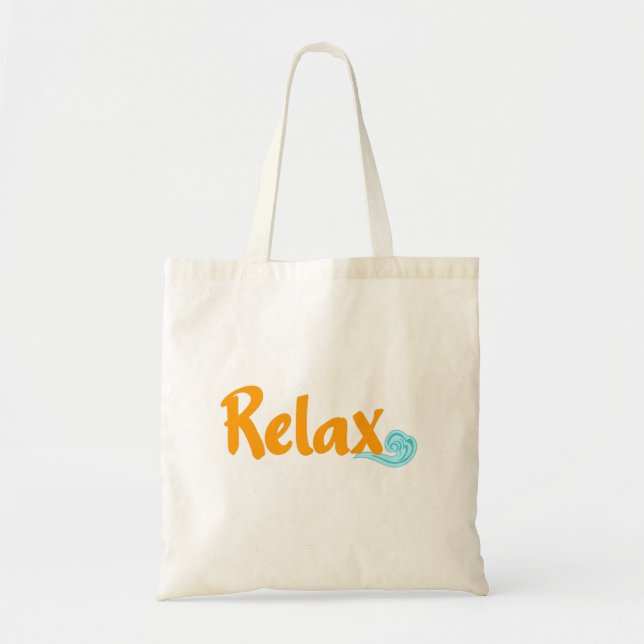 Bolso De Tela Relax Tote Bag (Frente)