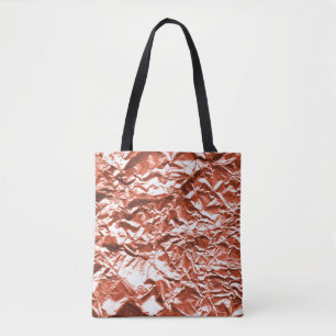 Bolso De Tela Relieve metalizado de cobre #1