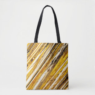 Bolso De Tela Relieve metalizado dorado Shimmering de otoño