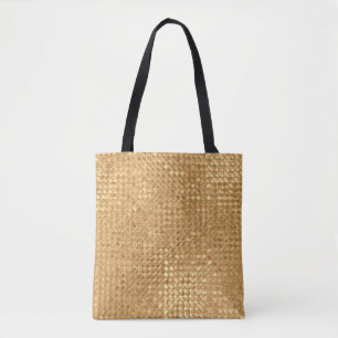 Bolso De Tela Relieve metalizado dorado sin soldadura, textura p