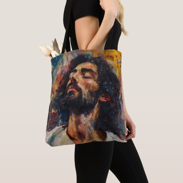 Bolso De Tela Religión de Jesucristo (Detalle)