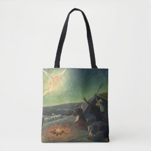Bolso De Tela Religión Vintage, Anunciación a los Pastores
