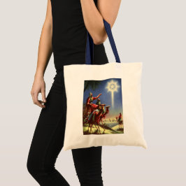 Bolso De Tela Religión vintage, hombres sabios con estrella de B