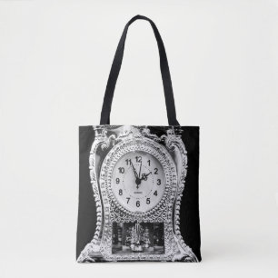 Bolso De Tela Reloj de plata antiguo