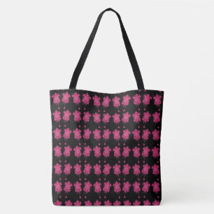 Bolso De Tela Relojes Cucú Rosados