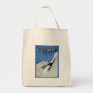 Bolso De Tela Remata la nación - poster promocional de esquí
