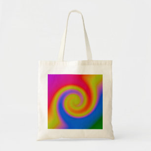 Bolso De Tela Remolino de Arcoíris