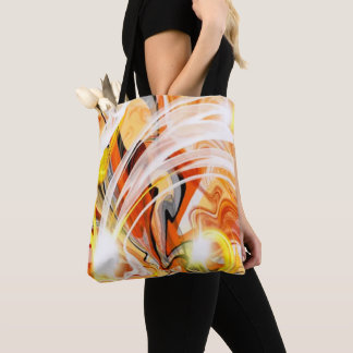 Bolso De Tela Remolino Dorado Oscuro