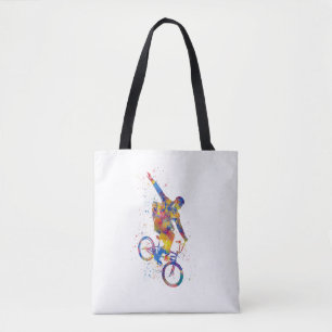 Bolso De Tela Remolque de color de agua bmx