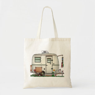 Bolso De Tela Remolque de cristal del viaje del campista del