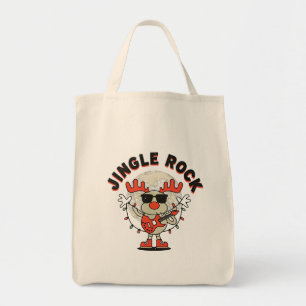 Bolso De Tela Reno Guay de rock jingle con guitarra y gafas de s