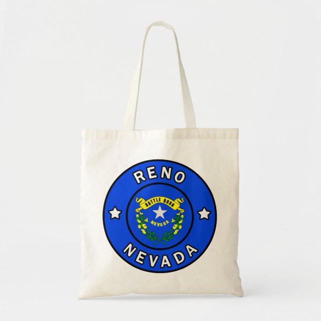 Bolso De Tela Reno Nevada (Frente)