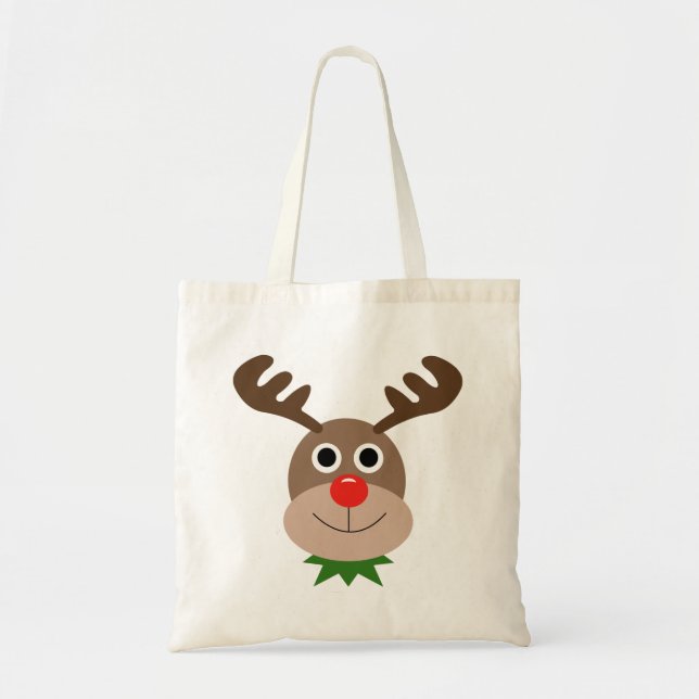Bolso De Tela Reno sonriente (Frente)