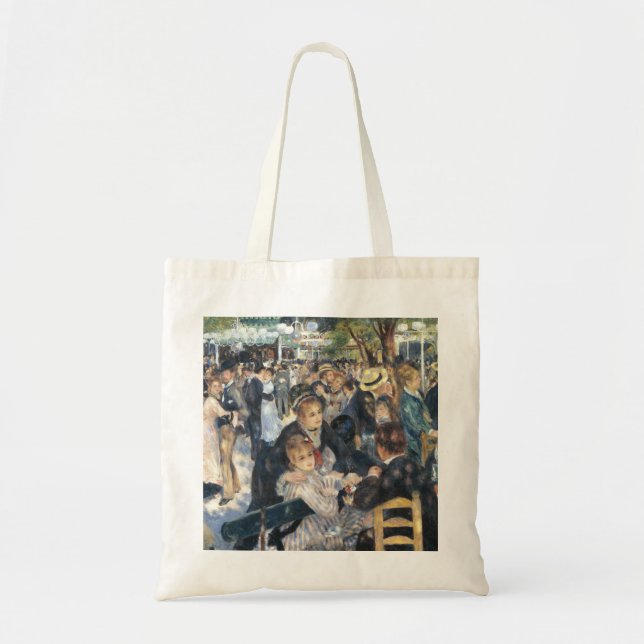 Bolso De Tela Renoir Moulin Dance Galette Fiesta (Frente)
