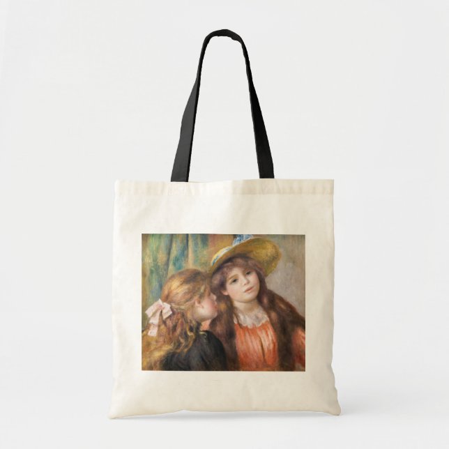 Bolso De Tela Renoir - Retrato de dos niñas pequeñas (Frente)