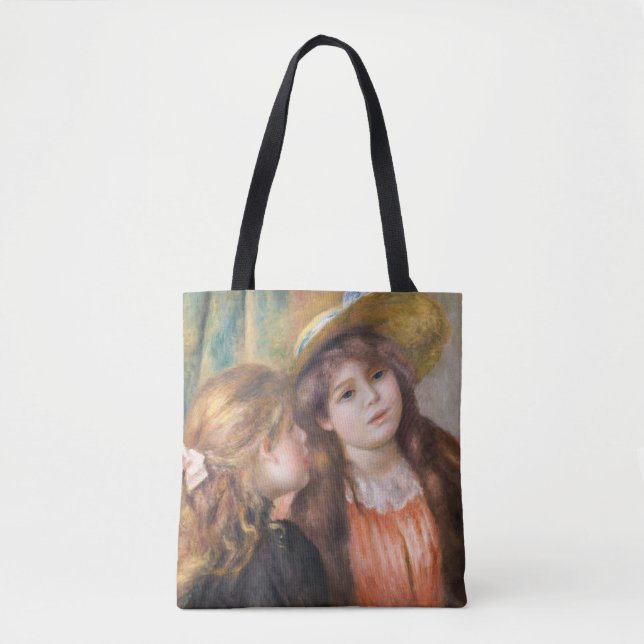 Bolso De Tela Renoir - Retrato de dos niñas pequeñas (Anverso)