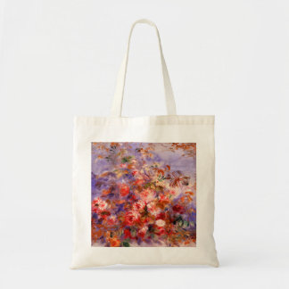 Bolso De Tela Renoir: Rosas por la ventana